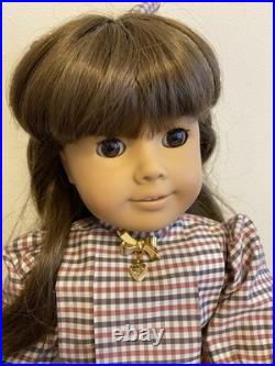 Pleasant Company American Girl WHITE BODY SAMANTHA Doll Meet & Accessories Box