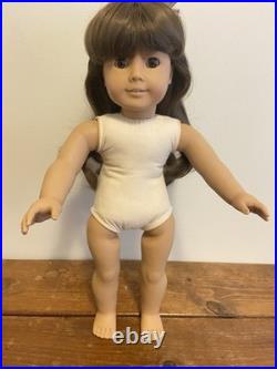 Pleasant Company American Girl WHITE BODY SAMANTHA Doll Meet & Accessories Box