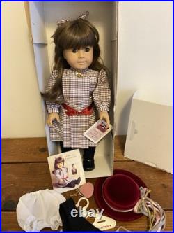 Pleasant Company American Girl WHITE BODY SAMANTHA Doll Meet & Accessories Box