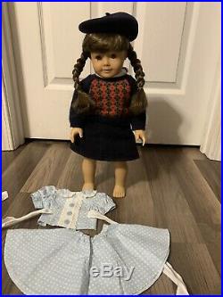 Pleasant Company American Girl White Body Molly Doll In Meet Outfit