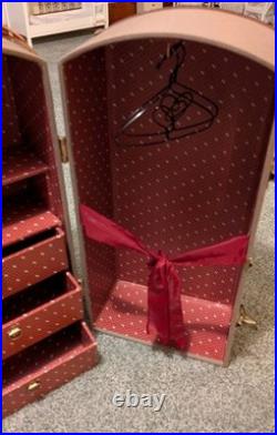 Pleasant Company Samantha's Steamer Trunk Wardrobe Retired