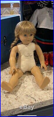 Pleasant Company Signed Kirsten #1207- American Girl dolls, Trunk, 1987, COA
