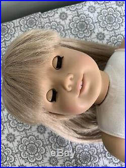 Pleasant Company White Body Kirsten 18 Doll Tinsel Hair American Girl Box LOT