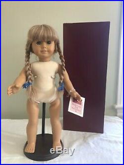 Pleasant Company White Body Kirsten Doll With Box And Outfit