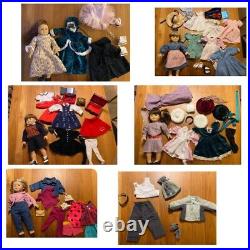 Pleasant Company american girl doll collection, 5 dolls, Clothing, accessories