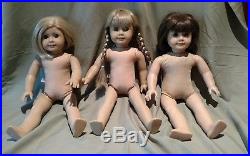 Pleasant company/american girl 3 dolls (Kit, Kirsten, Samantha) tlc