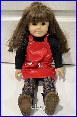 Pre Mattel Pleasant Co. American Girl of Today Doll in Red Vinyl Meet Outfit