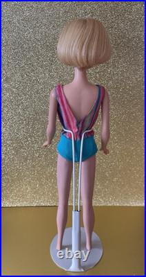 RARE American Girl Barbie patent Pending 1958 withOrig bathing suit/outfits