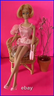 RARE American Girl Barbie patent Pending 1958 withOrig bathing suit/outfits