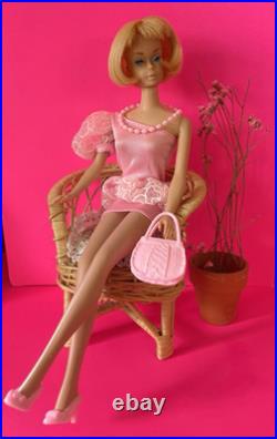 RARE American Girl Barbie patent Pending 1958 withOrig bathing suit/outfits