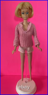 RARE American Girl Barbie patent Pending 1958 withOrig bathing suit/outfits