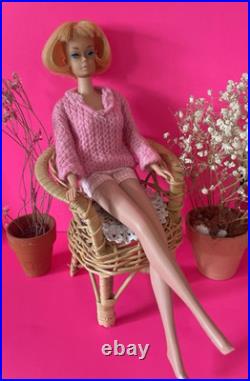 RARE American Girl Barbie patent Pending 1958 withOrig bathing suit/outfits