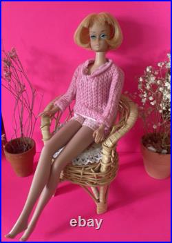 RARE American Girl Barbie patent Pending 1958 withOrig bathing suit/outfits