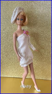 RARE American Girl Barbie patent Pending 1958 withOrig bathing suit/outfits