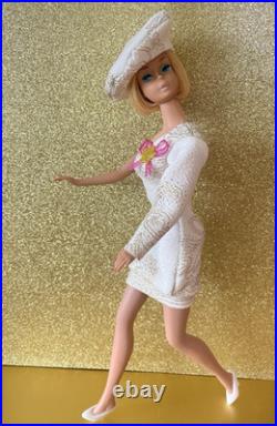 RARE American Girl Barbie patent Pending 1958 withOrig bathing suit/outfits