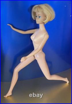 RARE American Girl Barbie patent Pending 1958 withOrig bathing suit/outfits