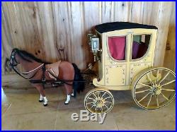 RARE! HORSE + CARRIAGE! AMERICAN GIRL! Felicity Carriage and Horse