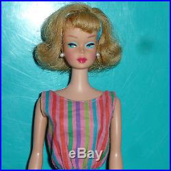 Rare Vintage Orig High Color Side Part Sidepart American Girl Ag Barbie Doll