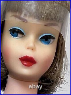 RARE Vintage 1966 Long Hair Pink Skin American Girl Barbie Doll #1070 European
