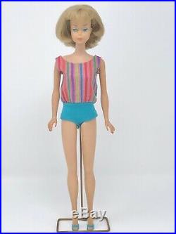 RARE Vintage Barbie American Girl Silver Ash Blonde Long Hair Dancing Doll OSS