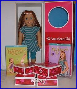RETIRED AMERICAN GIRL DOLL McKENNA IN BOX DISPLAYED ONLY + 4 OUTFITS