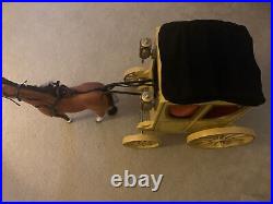 Rare AMERICAN GIRL DOLL Felicity COLONIAL CARRIAGE WITH Horse & ACCESSORIES