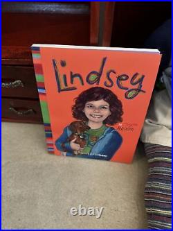 Rare American Girl Lindsey 18 Doll With Wardrobe Box Story Book