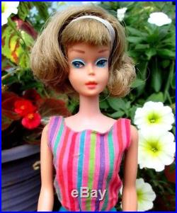 Rare Beautiful Vintage Ash Blonde Side Part American Girl Barbie Doll