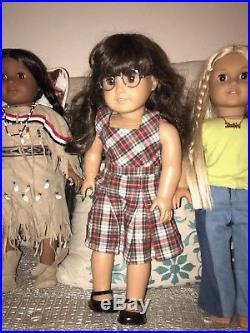 Rare Lot Of 3 American Girl Dolls Julie Molly Kaya