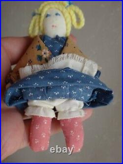 Rare to Find Tiny Version PLEASANT COMPANY Kirsten 1980's SARI DOLL Rag Doll