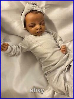 Reborn baby Girl Tacy Biracial or African American