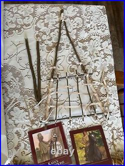 Retired 2002 American Girl 18 Kaya Doll withBox & 2 Outfits, Stand, Moccasins ETC