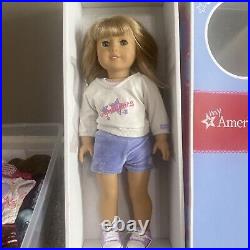 Retired American Girl 32 Doll 18 with Meet Outfit, Play Outfit, PJs, Acc, Box