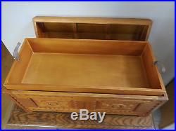 Retired American Girl Doll Josefina Wooden Chest Carved Trunk Wood Furniture