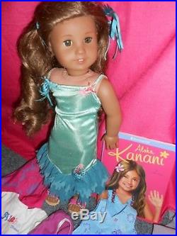 Retired American Girl Doll KANANI IN MEET DRESS PLUS EXTRA AG CLOTHES