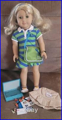 Retired American Girl Doll Lanie Holland With Clothing & Accessories