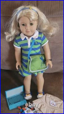 Retired American Girl Doll Lanie Holland With Clothing & Accessories