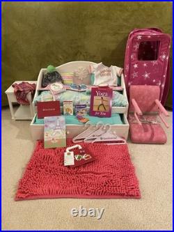 Retired American Girl Doll Lot With Daybed + Accessories