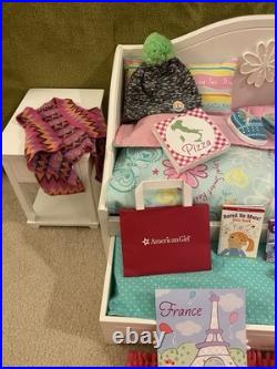 Retired American Girl Doll Lot With Daybed + Accessories
