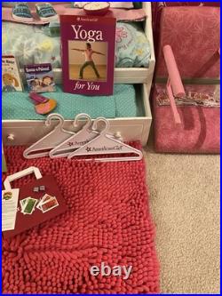 Retired American Girl Doll Lot With Daybed + Accessories