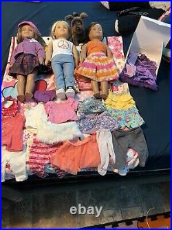 Retired American Girl Dolls SET