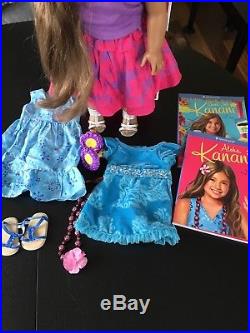 Retired American Girl Kanani Doll, clothes and books
