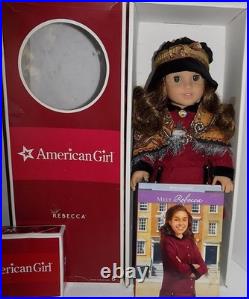 Retired EUC Rebecca American Girl Doll w Meet Accessories RARE Barrette Pin Box