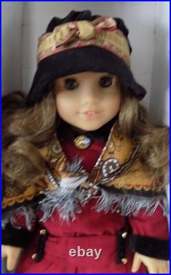 Retired EUC Rebecca American Girl Doll w Meet Accessories RARE Barrette Pin Box