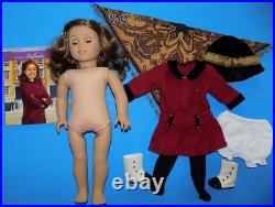Retired EUC Rebecca American Girl Doll w Meet Accessories RARE Barrette Pin Box