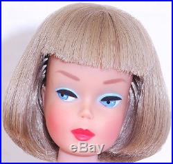 SPECTACULAR Vintage High Color Long Hair Silver American Girl Barbie Doll MINT