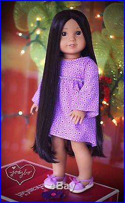 STUNNING Custom American Girl Doll KANANI with brown eyes Kaya wig OOAK jodybo