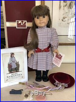 Samantha White Body American Girl Doll in BOX Pleasant Company! EXCELLENT