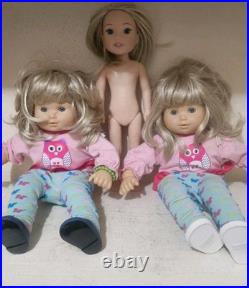 Three American Girl Dolls