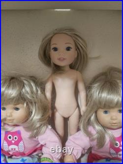 Three American Girl Dolls